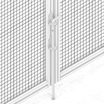 52-500-1 MODULAR SOLUTIONS DOOR PART<br>24" CANE BOLT W/ HARDWARE